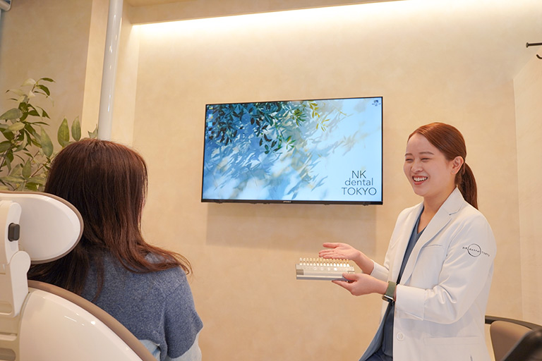 歯科医師によるカウンセリング